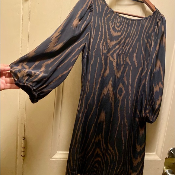 Parker animal print mini dress, 100%silk, excellent Condition, small size - Picture 6 of 16